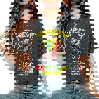 Breaking Every Chain Since 1865 Junenth Freedom Men Women's Oversized Comfort T-Shirt - Monsterry