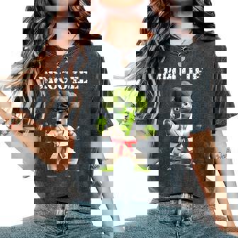 Brocoli Fait Karate Broco Lee Jeu De Motségétarienégétalien Amusant T-shirt oversize confortable pour femme - Cadeauxyz