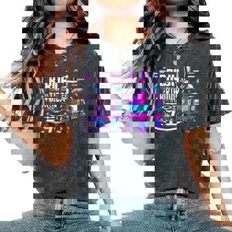 Bruh Its My 7Th Birthday Llama Pinata Boy Girl Party Bday Women's Oversized Comfort T-Shirt - Thegiftio