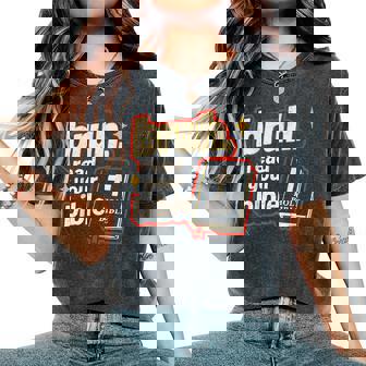 Bruh Meme Read Your Bible God Christian Religious Faith Women's Oversized Comfort T-Shirt - Thegiftio