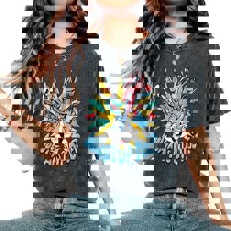 Bugs Bunny What's Up Doc レディースオーバーサイズコンフォートTシャツ - Kawaiitshirt