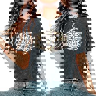 Camo First Grade Boy Hello 1St Grade Students Teachers Women's Oversized Comfort T-Shirt - Thegiftio