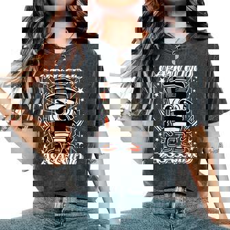 Cappuccino-Assassino Italian-Brainrot Coffee Assassin Meme Women's Oversized Comfort T-Shirt - Monsterry