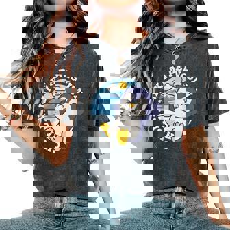 Chillin' Like A Penguin Boys Girls Cute Bird Women's Oversized Comfort T-Shirt | Seseable UK