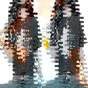 Christian Inspirational Christ Whotrengthens Me レディースオーバーサイズコンフォートTシャツ - Kawaiitshirt