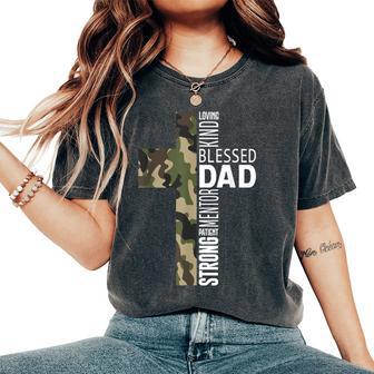 Christian Lovers Man Of God Dad Jesus Faith Man Of God Dad Women's Oversized Comfort T-Shirt - Thegiftio UK