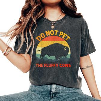 Cool Bison For Buffalo Animal Lovers Bison Women's Oversized Comfort T-Shirt - Thegiftio UK