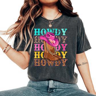 Cowgirl Howdy Southern Western Girl Country Rodeo Women's Oversized Comfort T-Shirt - Thegiftio UK