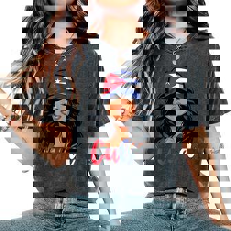 Cuban Girl Cuba Flag Proud Cuban Women Women's Oversized Comfort T-Shirt | Seseable FR