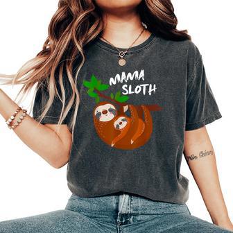 Cute Sloth Mom Sloth Women's Oversized Comfort T-Shirt - Thegiftio UK