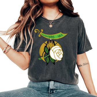 Daughters Of The Nile Don Shriners Freemasons Mother's Day Women's Oversized Comfort T-Shirt - Thegiftio UK