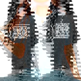 Dg Initials D G Nameurname Onomastics Onomatology レディースオーバーサイズコンフォートTシャツ - Kawaiitshirt