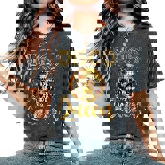 Disco Queen 70'S Disco Themed Vintage Seventies Costume Women's Oversized Comfort T-Shirt - Thegiftio