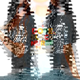 Dope Black Nurse Junenth Pride Nurse Black History Women's Oversized Comfort T-Shirt - Thegiftio UK