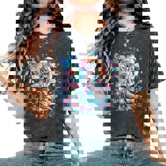 Enchanted Forest Fairy Fantasy Mystical Butterfly & Floral Women's Oversized Comfort T-Shirt - Thegiftio