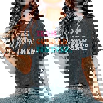 Équipe Conrad Pour Toujours Rétro Groovy T-shirt oversize confortable pour femme - Cadeauxyz