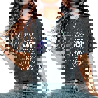 Family Rest In Peace Mom You Are Always In My Heart Women's Oversized Comfort T-Shirt - Monsterry
