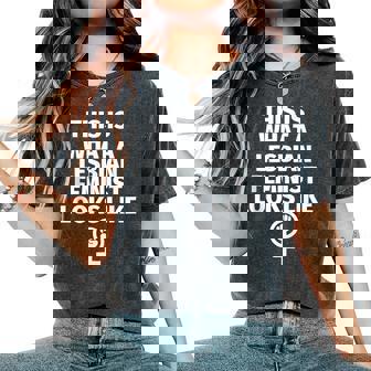 Feminista Lesbiana Es Del Orgullo Gay In Mangas Camiseta extragrande cómoda para mujer - Regaloses