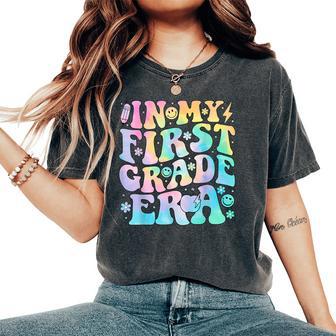 In My First Grade Era Girl Tie Dye 1St Grade Back To School Women's Oversized Comfort T-Shirt - Thegiftio UK