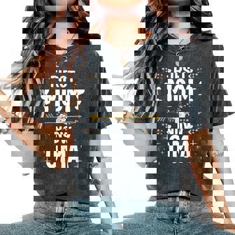 First Mom Now Oma New Oma Mother's Day Women's Oversized Comfort T-Shirt | Mazezy