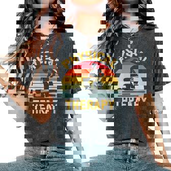 Fisioterapia Fisioterapia Retro Cuello Camiseta extragrande cómoda para mujer - Regaloses