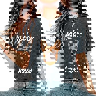 Frenchie Mama Lindo Bulldog Francés Perro Mamá Chicas Divertidas Camiseta extragrande cómoda para mujer - Regaloses