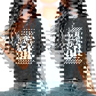 2Nd Birthday Boy Mama Of The Bad Two The Bone Family Women's Oversized Comfort T-Shirt | Seseable FR