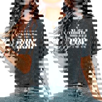 Drinking You Might Be Drunk レディースオーバーサイズコンフォートTシャツ - Kawaiitshirt