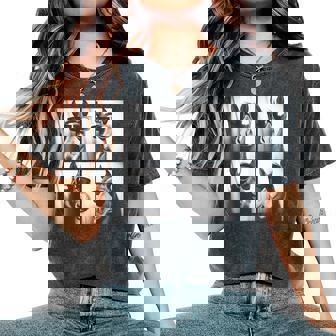 Horse Wearing Sunglasses Photobooth Selfie Farm Animal Women's Oversized Comfort T-Shirt | Mazezy