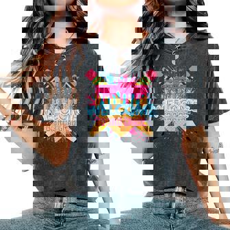 Ice Cream Drip Welcome To Third Grade Back To School Women's Oversized Comfort T-Shirt - Thegiftio