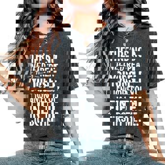 Sarcastic No Need To Repeat Yourself T Sarcasm Women's Oversized Comfort T-Shirt - Thegiftio UK