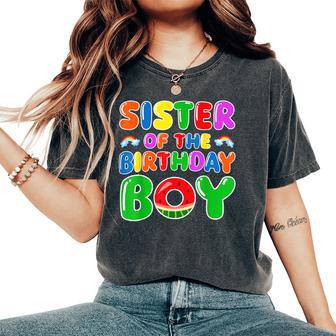 Sister Of The Birthday Boy Watermelon Birthday Family Women's Oversized Comfort T-Shirt - Thegiftio UK