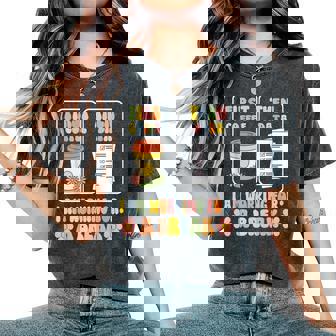 Sped Teacher Special Education First Coffee Then Data Women's Oversized Comfort T-Shirt | Mazezy