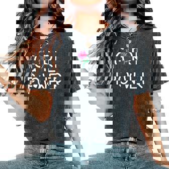 Girl Power Es Fuertes E Independientes Igualdad Chicas Camiseta extragrande cómoda para mujer - Regaloses