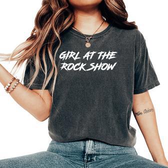 Girl At The Rock Show Women's Oversized Comfort T-Shirt - Thegiftio UK