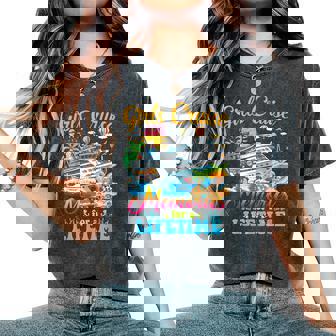 Girls Cruise 2025 Making Memories For A Lifetime Cruise Trip Women's Oversized Comfort T-Shirt - Thegiftio