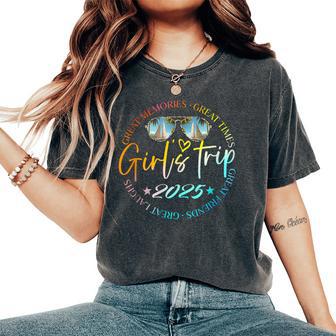 Girls Trip 2025 Girls Weekend 2025 For Summer Vacation Women's Oversized Comfort T-Shirt - Thegiftio UK