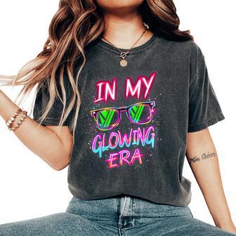 In My Glowing Era Groovy Colorful Bright Women's Oversized Comfort T-Shirt | Seseable UK