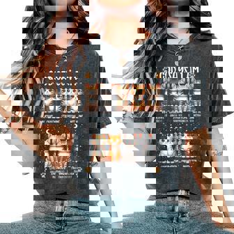 Godays I Am Christian 聖書詩 猫好き クリスチャン レディースオーバーサイズコンフォートTシャツ - Kawaiitshirt