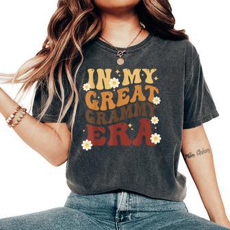 In My Grammy Era Baby Announcement Grandma Mother's Day Women's Oversized Comfort T-Shirt - Thegiftio UK