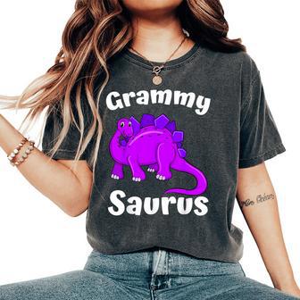 Grammysaurus Grammy Dinosaur Lover Dino Mother's Day Women's Oversized Comfort T-Shirt - Thegiftio UK