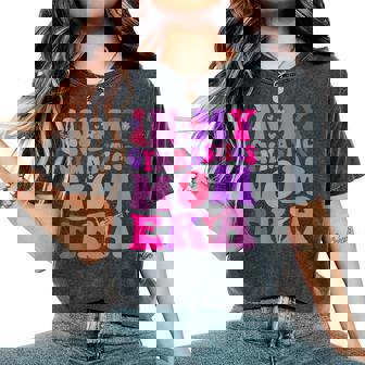 Groovy In My Gymnastics Mom Era Gymnast Mom Women's Oversized Comfort T-Shirt | Mazezy