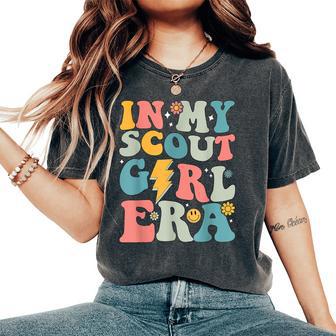 Groovy In My Scout Girl Era Women Women's Oversized Comfort T-Shirt - Thegiftio UK