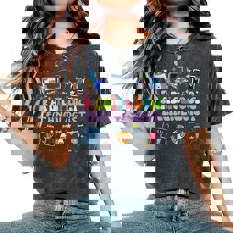 Groovy 放射線技師アート メンズ レディース X線技術 レディースオーバーサイズコンフォートTシャツ - Kawaiitshirt