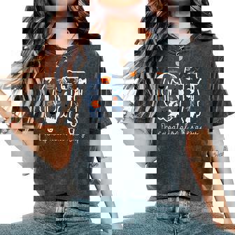 Halloween Occupational Therapy Ghost Spooky Nurse Ot Women's Oversized Comfort T-Shirt | Seseable CA