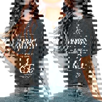 Happiness Being A Lola Special Grandma Women's Oversized Comfort T-Shirt - Monsterry