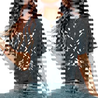 Htx Houston Women レディースオーバーサイズコンフォートTシャツ - Kawaiitshirt