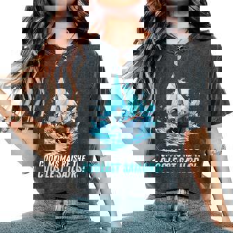 Iceailing Mom ¡Las Mamás Geniales Crían A Los Marineros Más Geniales Camiseta extragrande cómoda para mujer - Regaloses