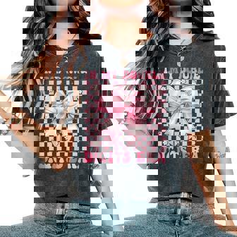 In My Double Digits Era キュートなコケットボウ 10歳の誕生日 女の子 レディースオーバーサイズコンフォートTシャツ - Kawaiitshirt