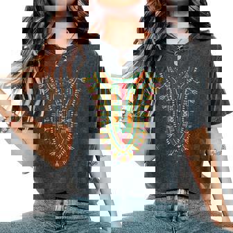 Indios Disfraz África Africano Es Niños Hombres Camiseta extragrande cómoda para mujer - Regaloses